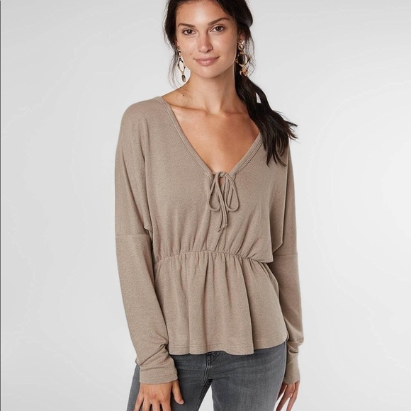 Billabong Make It Peplum Top Fairycore Boho - Picture 2 of 7